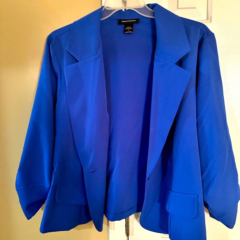 Royal blue Ashley Stewart Blazer